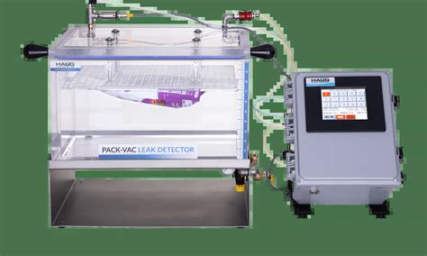 vacuum seal leak testing machine|haug pack vacuum leak detectors.